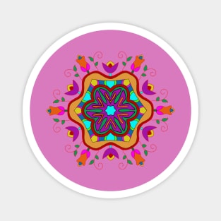 Floral Mandala Magnet